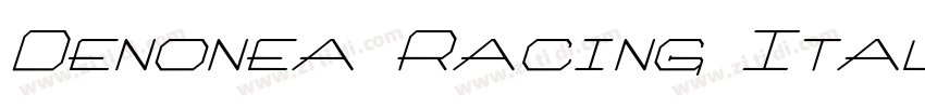 Denonea Racing Itali字体转换 Denonea Racing Itali字体转换